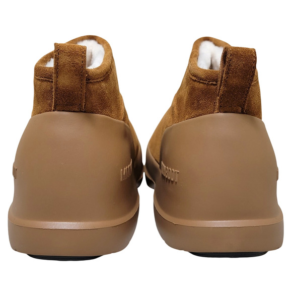 Moon Boot Men Ambidextrous Luna Low Boot Suede Size US 10 Cognac Brown main image 4